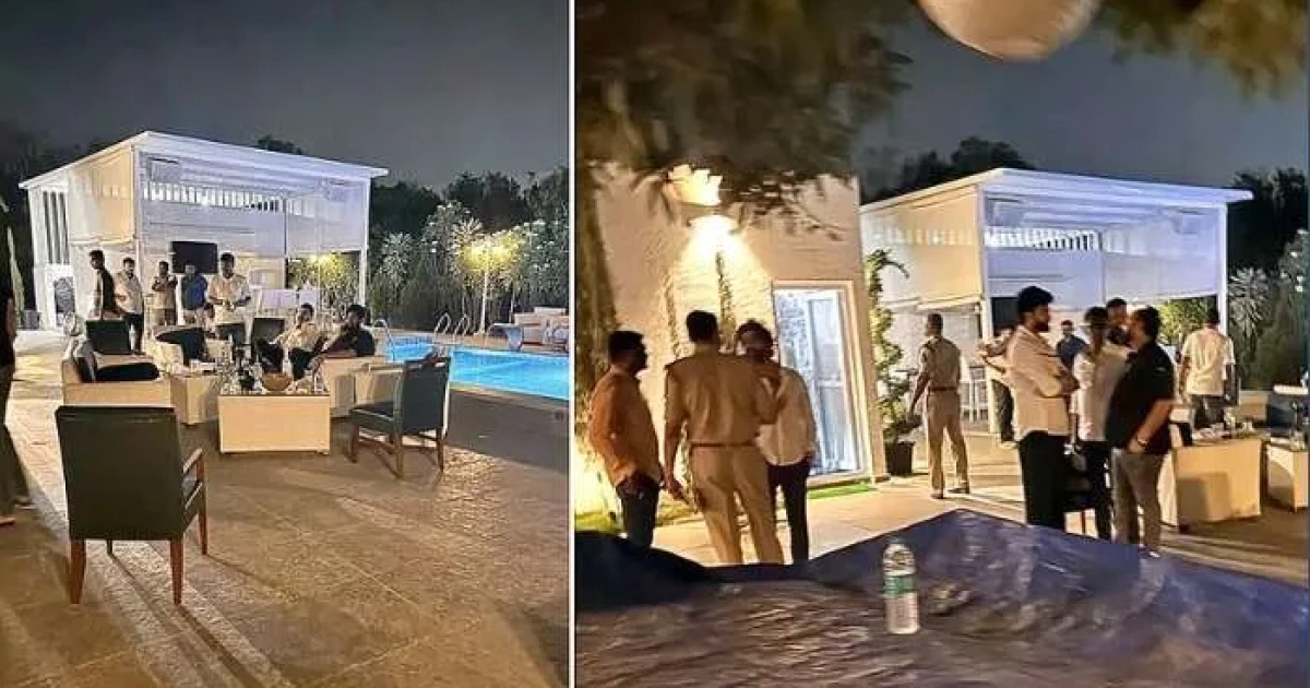 sit formed in moinabad farmhouse drugs case